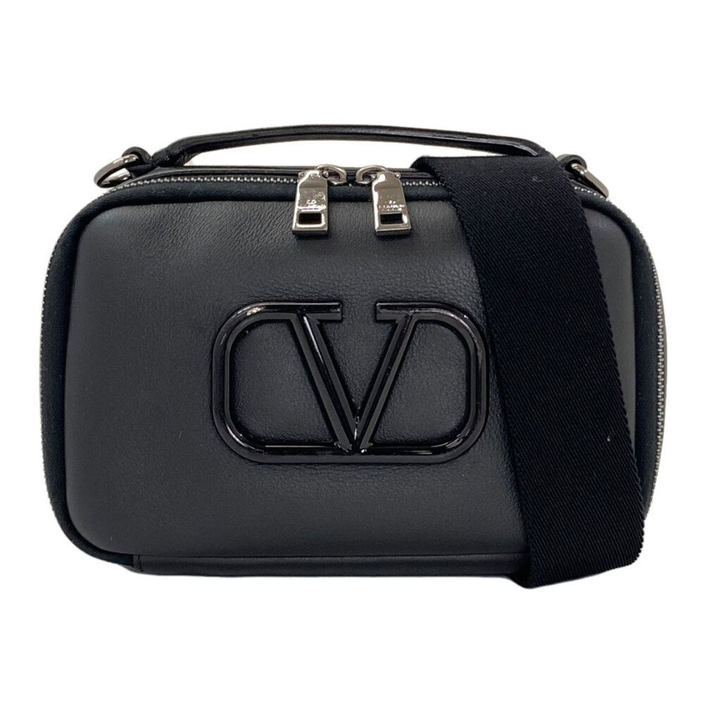 Valentino V-logo 2-way handbag, calfskin, women's.